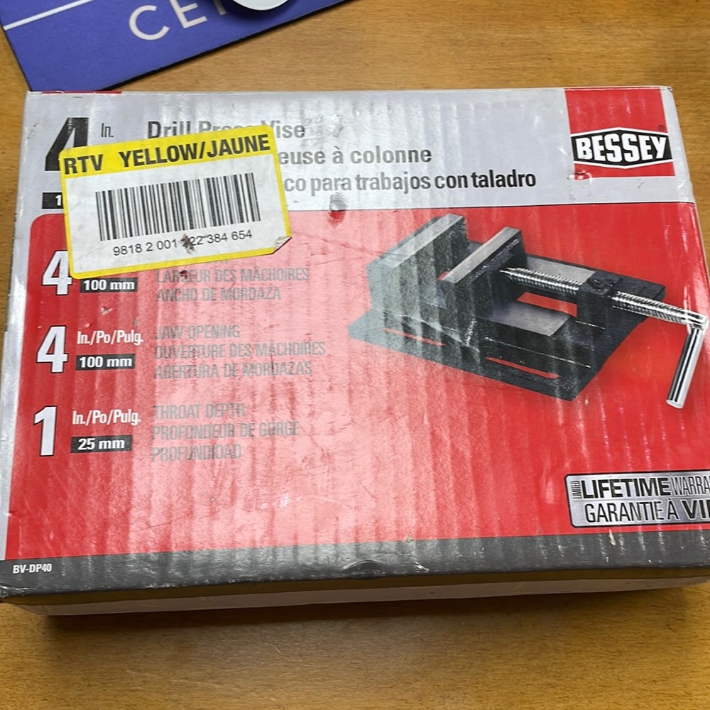 Drill Press Vise Bessey 4”